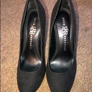 rock and republic black heels
